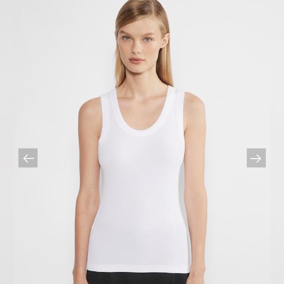 Aritzia Busy tank top in matte pearl - Picture 2 of 9